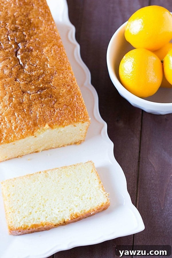 Meyer Lemon Pound Cake Recipe