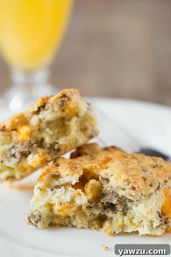 Delicious Homemade Sausage-Cheddar Biscuits for Breakfast