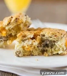 Sausage-Cheddar Biscuits