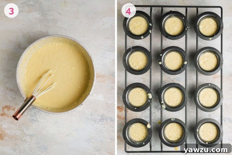 how to make homemade popovers by mixing wet and dry ingredients
