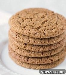 Soft and Chewy Molasses Cookies