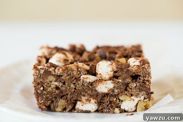 Rocky Road Rice Krispies Treats