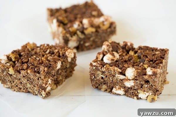Rocky Road Rice Krispies Treats