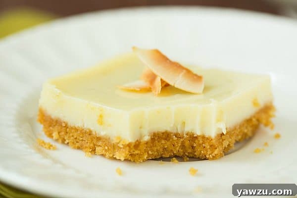 Key Lime Pie Bars with Toasted Coconut
