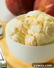Fresh Peach Ice Cream Recipe