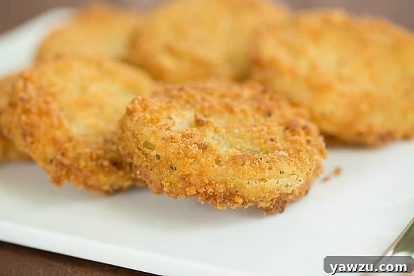 Fried Green Tomatoes Recipe by @browneyedbaker :: www.browneyedbaker.com