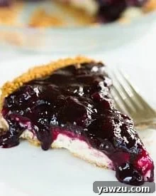 Blueberry Cheesecake Pie Recipe Image