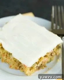 Carrot-Zucchini Bars with Cream Cheese Icing