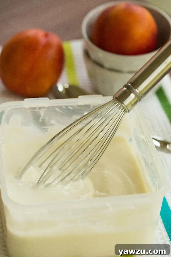 DIY: Homemade Greek Yogurt - A step-by-step image of milk being heated for yogurt