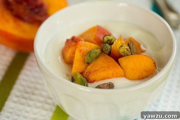 DIY: Homemade Greek Yogurt - A bowl of finished homemade Greek yogurt with fruit and nuts