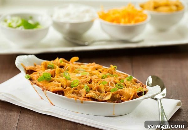 Frito Pie Recipe by @browneyedbaker :: www.browneyedbaker.com