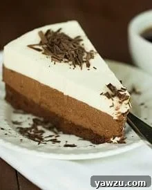 Triple Chocolate Mousse Cake