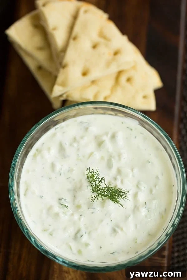 Freshly Made Tzatziki Sauce - Perfect for Gyros and Dips