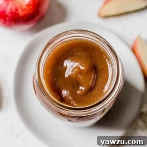 A jar of homemade apple butter.