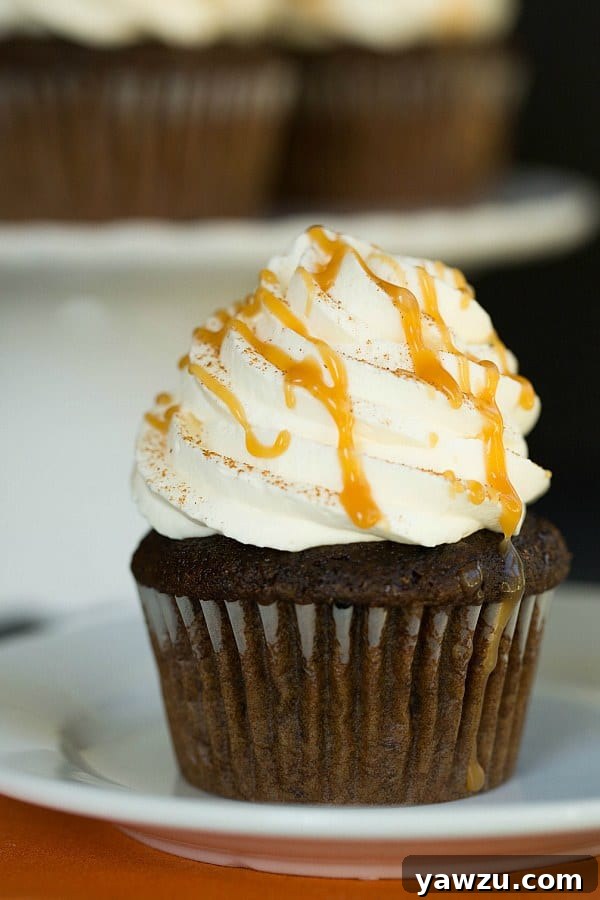 Delightful Pumpkin Spice Latte Cupcakes with Creamy Frosting - A Perfect Fall Treat