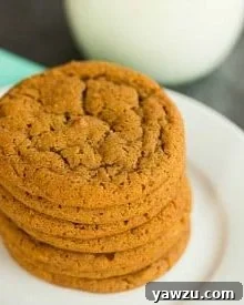 Soft and Chewy Gingersnap Cookies