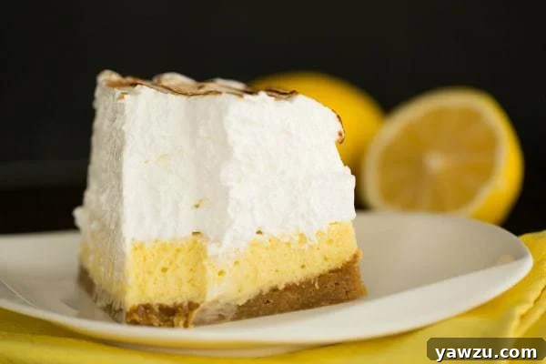 Artfully arranged Sky-High Lemon Meringue Bars, ready to be served.