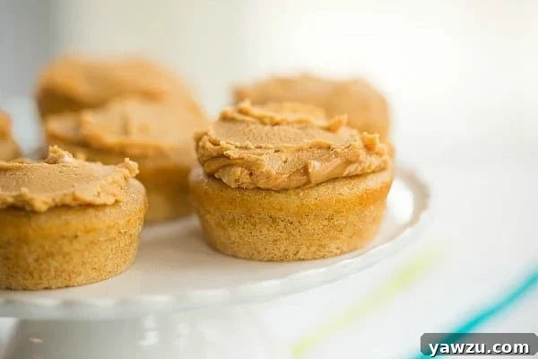 Doggie Pupcakes with Yogurt-Peanut Butter Frosting for Einstein's 7th Birthday