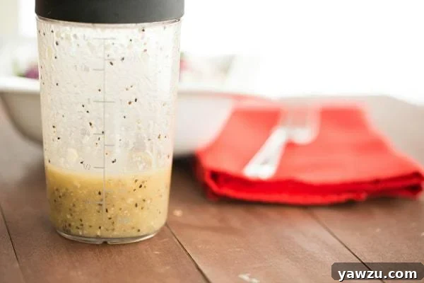 My Mom's Legendary Italian Salad Dressing by @browneyedbaker :: www.browneyedbaker.com