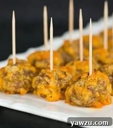 Sausage Cheddar Bites