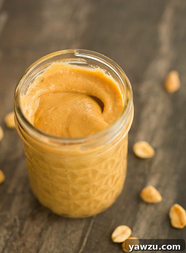 DIY: How to Make Homemade Peanut Butter - 1 ingredient and less than 10 minutes! | browneyedbaker.com