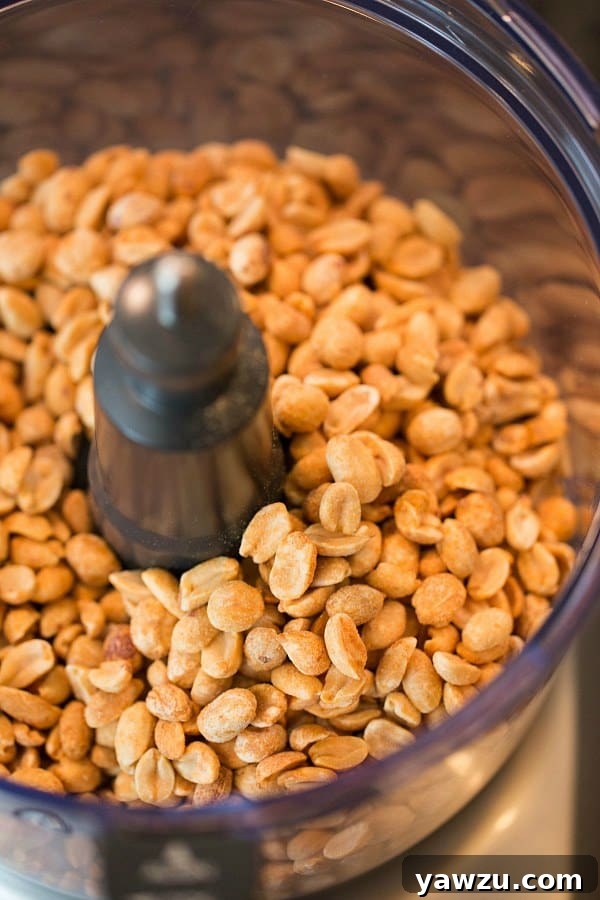 DIY: How to Make Homemade Peanut Butter - 1 ingredient and less than 10 minutes! | browneyedbaker.com