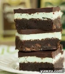 Grasshopper Brownies recipe image