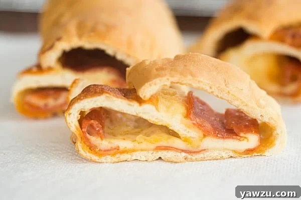 A simple yet satisfying Pepperoni Roll, perfect for any time of day