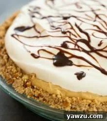 Chocolate-Peanut Butter Banana Cream Pie with Pretzel Crust