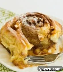 Salted Caramel Apple Cinnamon Rolls