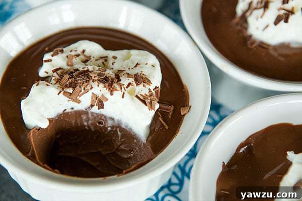 Rich and creamy homemade Chocolate Pots de Crème, a French custard dessert