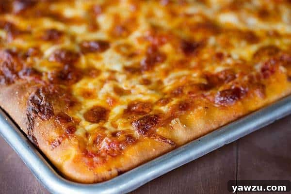 Airy and Chewy Sicilian Pizza Crust