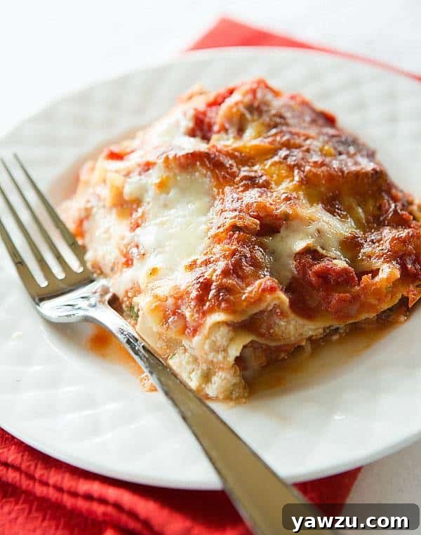 Delicious Classic Lasagna ready for serving, showcasing perfect layers of pasta, rich meat sauce, and melted cheese