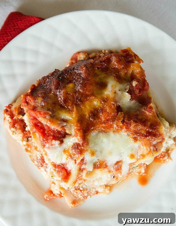 Golden brown Classic Lasagna, a perfect family meal or Sunday dinner centerpiece