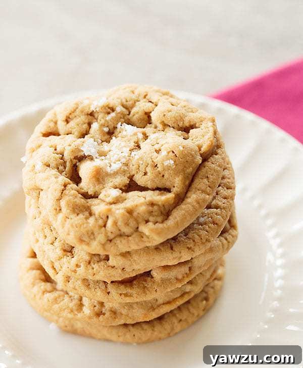 Delicious Salted Peanut Butter-Butterscotch Chip Cookies