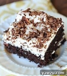 Chocolate Mudslide Poke Cake