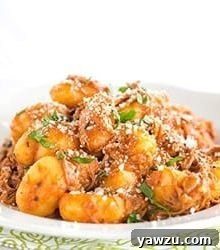 Slow Cooker Gnocchi in Creamy Pork Sauce