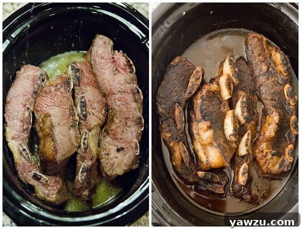 Slow Cooker Korean Short Ribs offer an easy, 'set it and forget it' solution for a meal bursting with amazing flavor and incredibly tender, fall-apart meat. A crowd-pleasing dish every time.