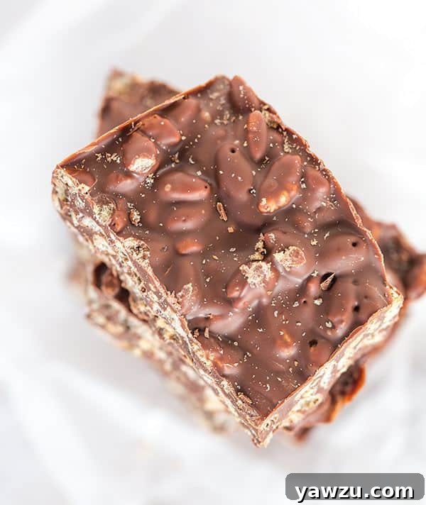 A batch of homemade Crunch bars, freshly made and ready to enjoy.