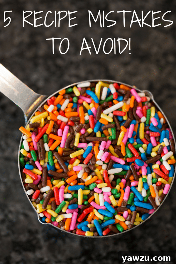 Baking Basics: 5 Mistakes to Avoid When Preparing a Recipe - Follow these fundamental steps to make sure your baking projects turn out perfect every time!