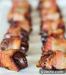 Cheesy Bacon-Wrapped Dates