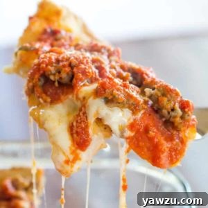 Deep Dish Biscuit Pizza, ready to be served