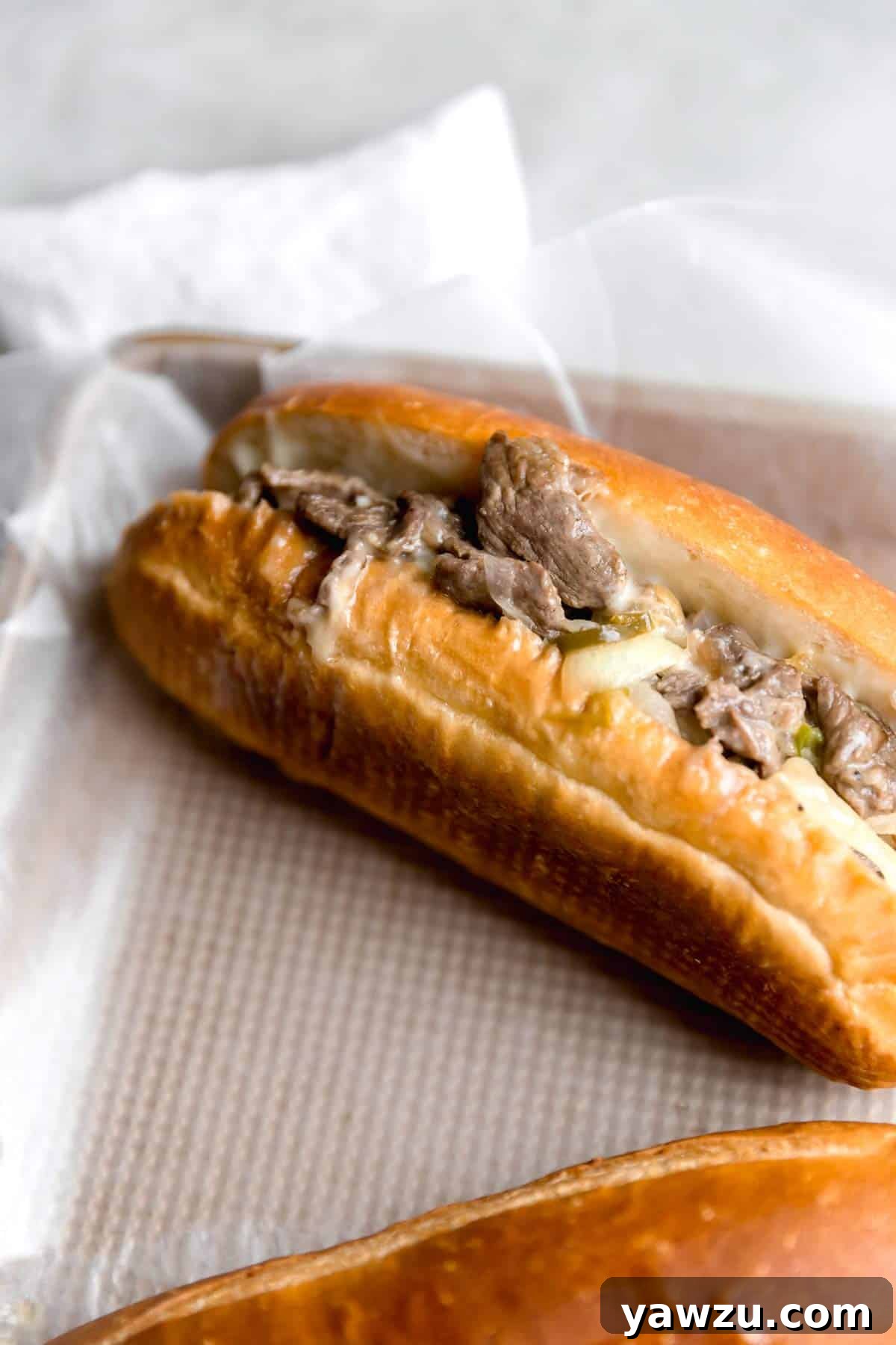 A selection of various delicious sandwiches, including a hearty Philly cheesesteak, showcasing diverse and tempting options.