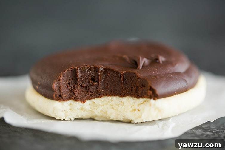 BIG bite taken out of homemade Bergers cookies.