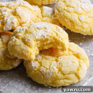 Lemon Crinkle Cookies