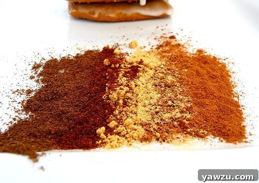 Spices for lebkuchen.