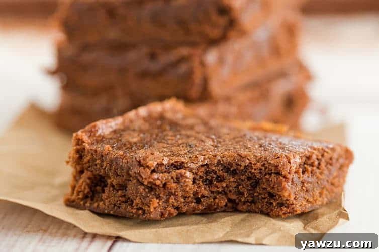 Hershey's Best Brownies - A quick and easy one-bowl brownie recipe that produces dense and fudge-like brownies.