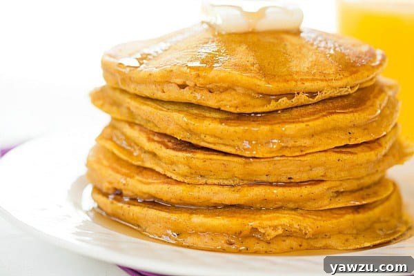 Pumpkin Pancakes by @browneyedbaker :: www.browneyedbaker.com