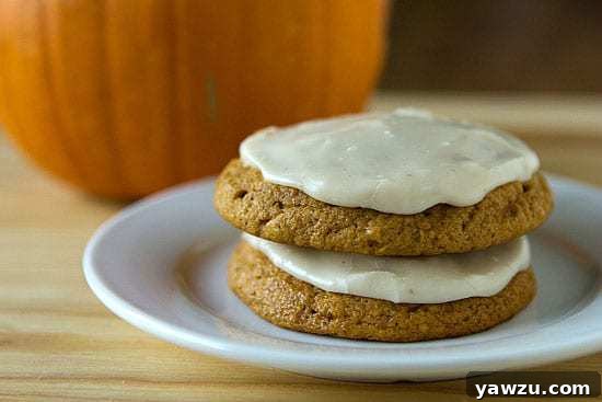 Pumpkin Cookies with Brown Butter Icing :: Top 10 List: Favorite Cookie Recipes | browneyedbaker.com