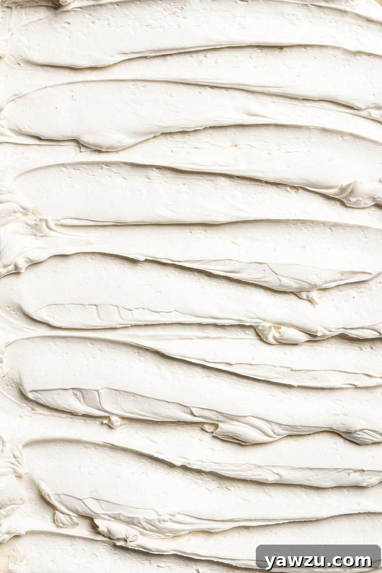 Swirls of Swiss meringue buttercream.